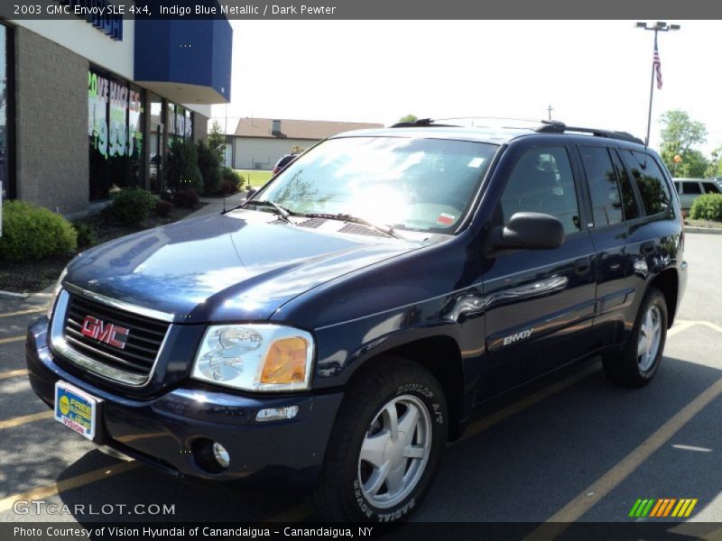 Indigo Blue Metallic / Dark Pewter 2003 GMC Envoy SLE 4x4