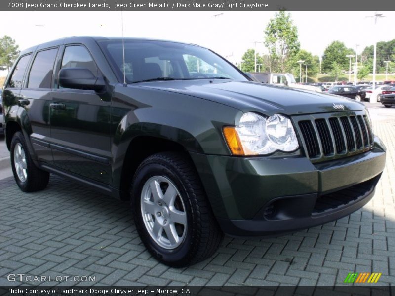 Jeep Green Metallic / Dark Slate Gray/Light Graystone 2008 Jeep Grand Cherokee Laredo