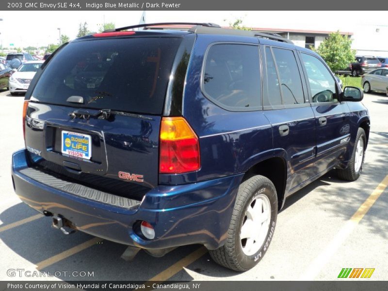 Indigo Blue Metallic / Dark Pewter 2003 GMC Envoy SLE 4x4