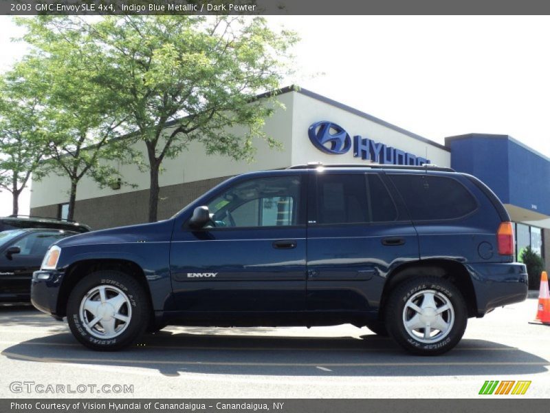 Indigo Blue Metallic / Dark Pewter 2003 GMC Envoy SLE 4x4