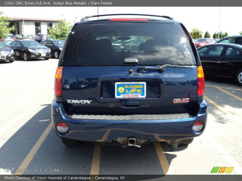 Indigo Blue Metallic / Dark Pewter 2003 GMC Envoy SLE 4x4