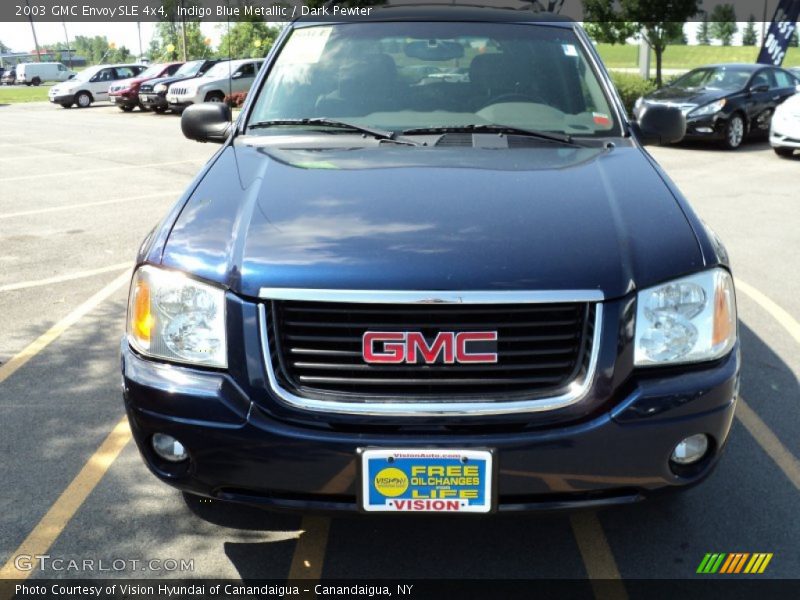 Indigo Blue Metallic / Dark Pewter 2003 GMC Envoy SLE 4x4