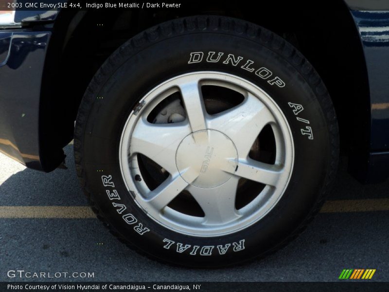 Indigo Blue Metallic / Dark Pewter 2003 GMC Envoy SLE 4x4