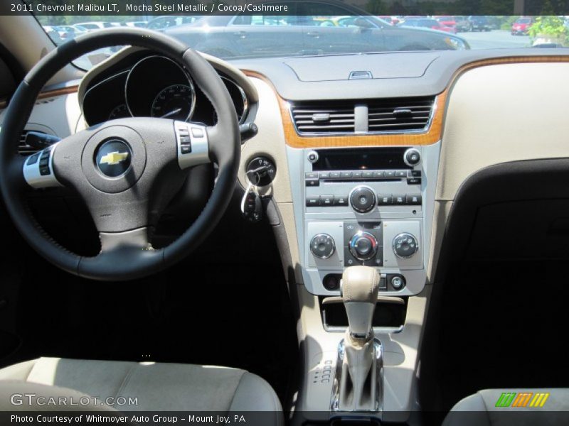 Mocha Steel Metallic / Cocoa/Cashmere 2011 Chevrolet Malibu LT