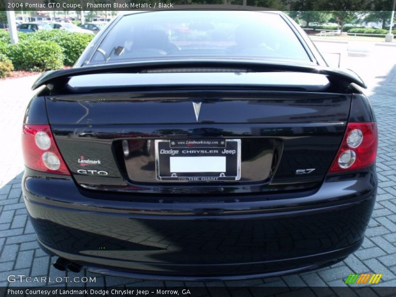 Phantom Black Metallic / Black 2004 Pontiac GTO Coupe