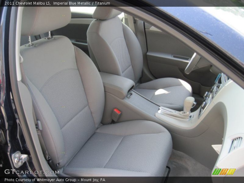 Imperial Blue Metallic / Titanium 2011 Chevrolet Malibu LS
