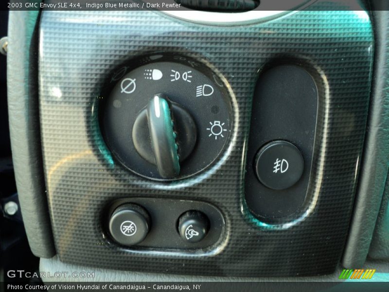 Indigo Blue Metallic / Dark Pewter 2003 GMC Envoy SLE 4x4
