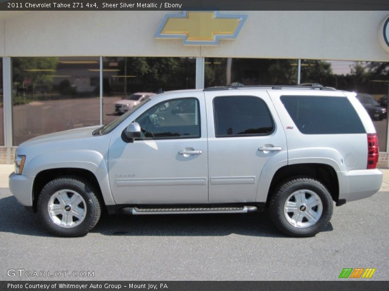 Sheer Silver Metallic / Ebony 2011 Chevrolet Tahoe Z71 4x4