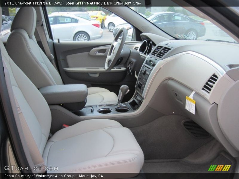  2011 Traverse LT AWD Dark Gray/Light Gray Interior