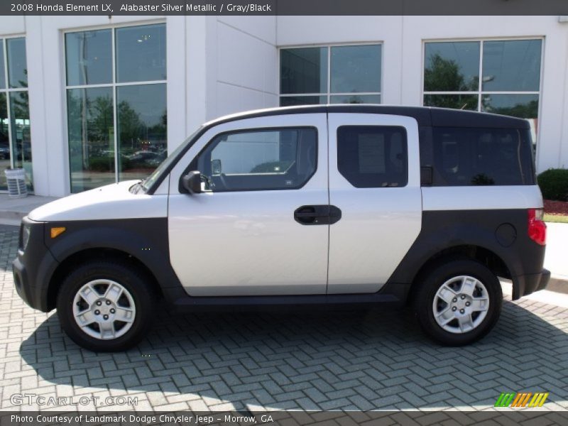 Alabaster Silver Metallic / Gray/Black 2008 Honda Element LX