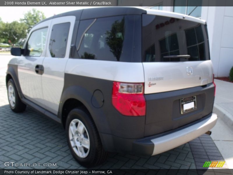 Alabaster Silver Metallic / Gray/Black 2008 Honda Element LX