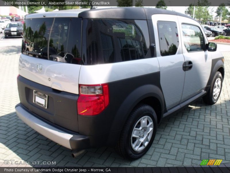 Alabaster Silver Metallic / Gray/Black 2008 Honda Element LX