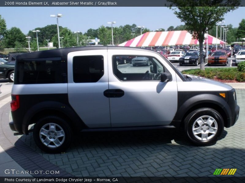 Alabaster Silver Metallic / Gray/Black 2008 Honda Element LX