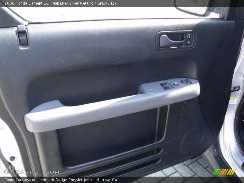 Alabaster Silver Metallic / Gray/Black 2008 Honda Element LX