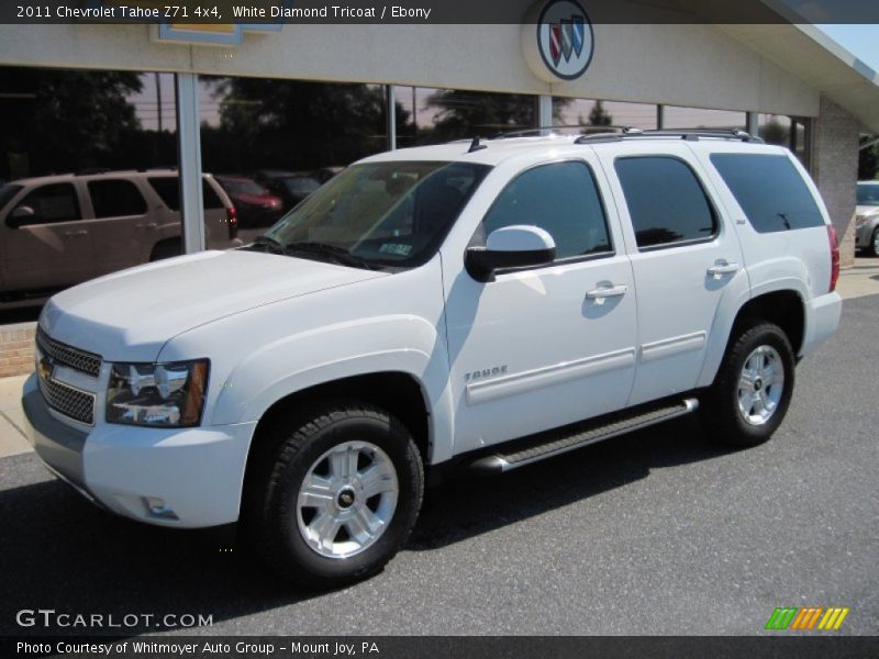 White Diamond Tricoat / Ebony 2011 Chevrolet Tahoe Z71 4x4