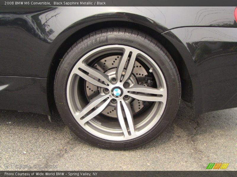 Black Sapphire Metallic / Black 2008 BMW M6 Convertible