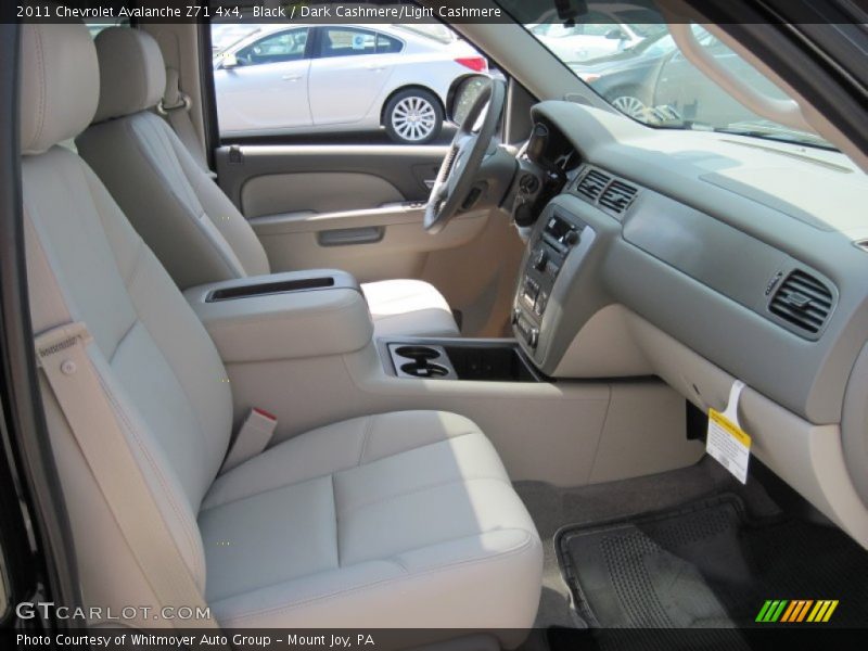 Black / Dark Cashmere/Light Cashmere 2011 Chevrolet Avalanche Z71 4x4