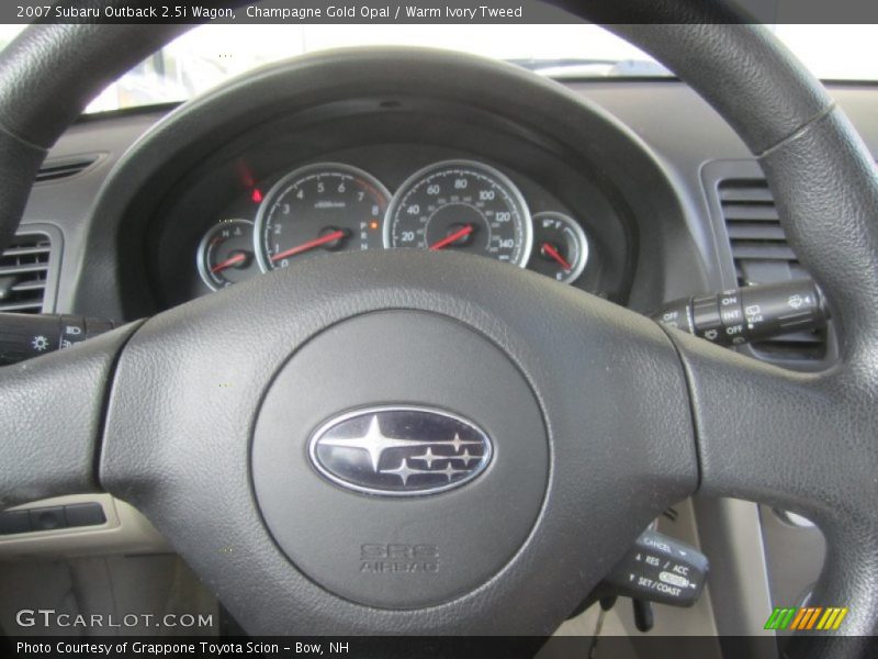 Champagne Gold Opal / Warm Ivory Tweed 2007 Subaru Outback 2.5i Wagon