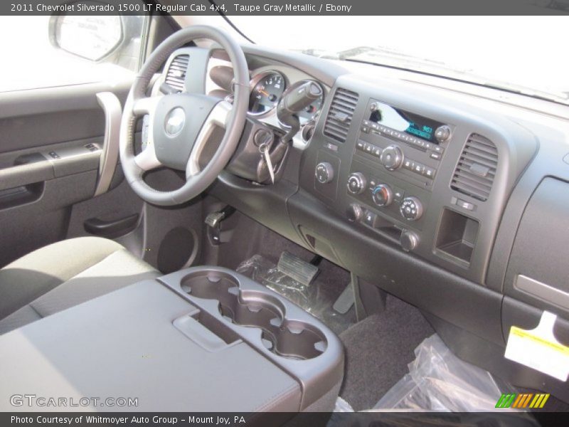 Taupe Gray Metallic / Ebony 2011 Chevrolet Silverado 1500 LT Regular Cab 4x4