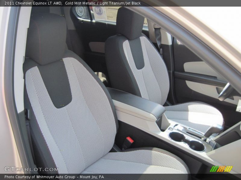  2011 Equinox LT AWD Light Titanium/Jet Black Interior