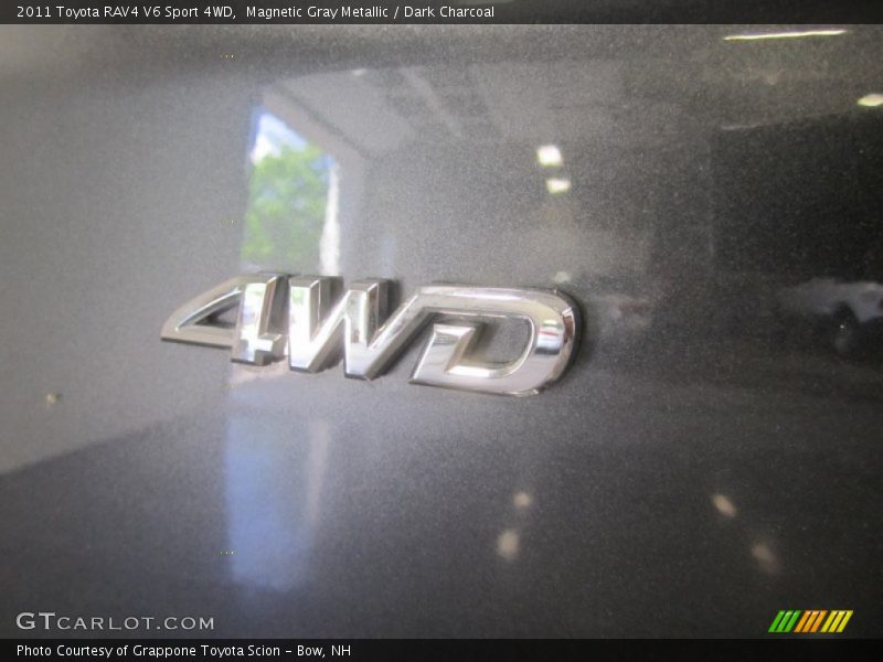 Magnetic Gray Metallic / Dark Charcoal 2011 Toyota RAV4 V6 Sport 4WD