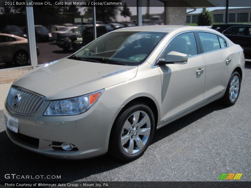 Gold Mist Metallic / Cocoa/Cashmere 2011 Buick LaCrosse CXL