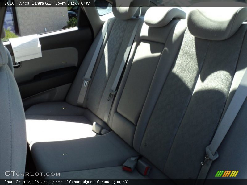 Ebony Black / Gray 2010 Hyundai Elantra GLS