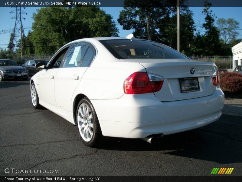 Alpine White / Beige 2006 BMW 3 Series 330xi Sedan