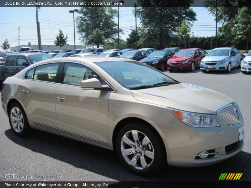 Gold Mist Metallic / Cocoa/Cashmere 2011 Buick LaCrosse CXL