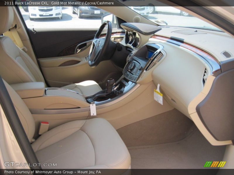 Gold Mist Metallic / Cocoa/Cashmere 2011 Buick LaCrosse CXL
