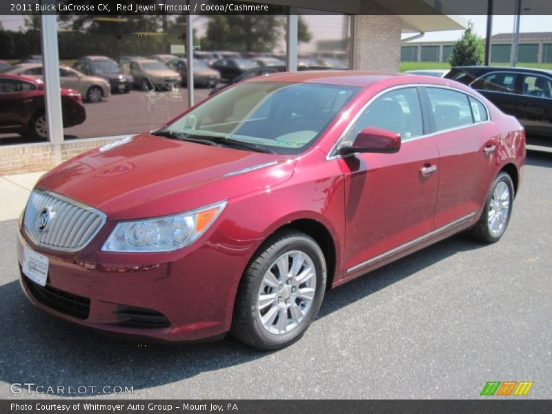 Red Jewel Tintcoat / Cocoa/Cashmere 2011 Buick LaCrosse CX