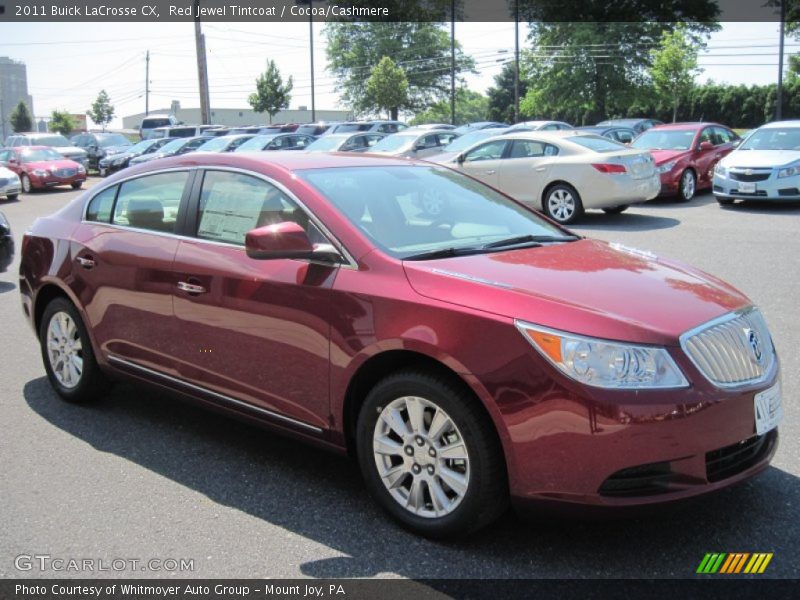 Red Jewel Tintcoat / Cocoa/Cashmere 2011 Buick LaCrosse CX