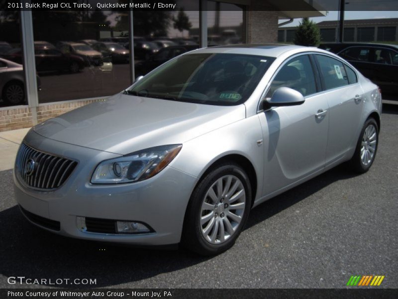 Quicksilver Metallic / Ebony 2011 Buick Regal CXL Turbo