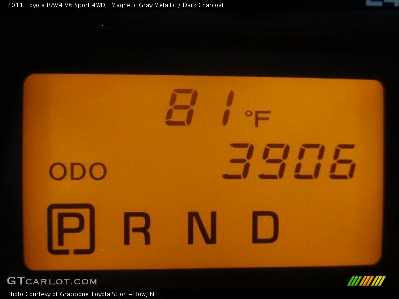 Magnetic Gray Metallic / Dark Charcoal 2011 Toyota RAV4 V6 Sport 4WD