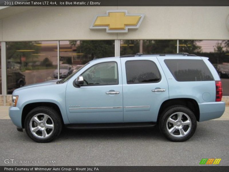 Ice Blue Metallic / Ebony 2011 Chevrolet Tahoe LTZ 4x4