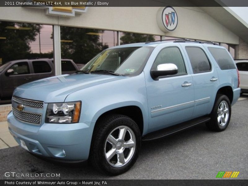 Ice Blue Metallic / Ebony 2011 Chevrolet Tahoe LTZ 4x4