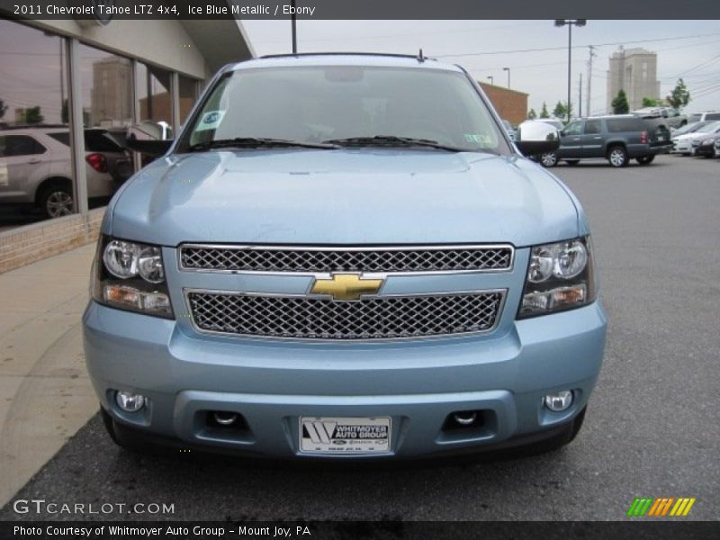 Ice Blue Metallic / Ebony 2011 Chevrolet Tahoe LTZ 4x4