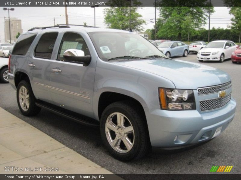 Ice Blue Metallic / Ebony 2011 Chevrolet Tahoe LTZ 4x4