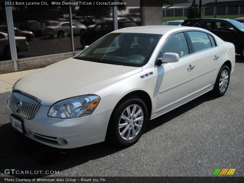White Diamond TriCoat / Cocoa/Cashmere 2011 Buick Lucerne CXL