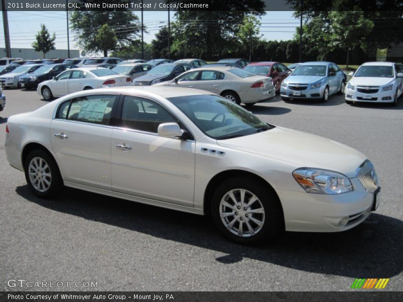 White Diamond TriCoat / Cocoa/Cashmere 2011 Buick Lucerne CXL