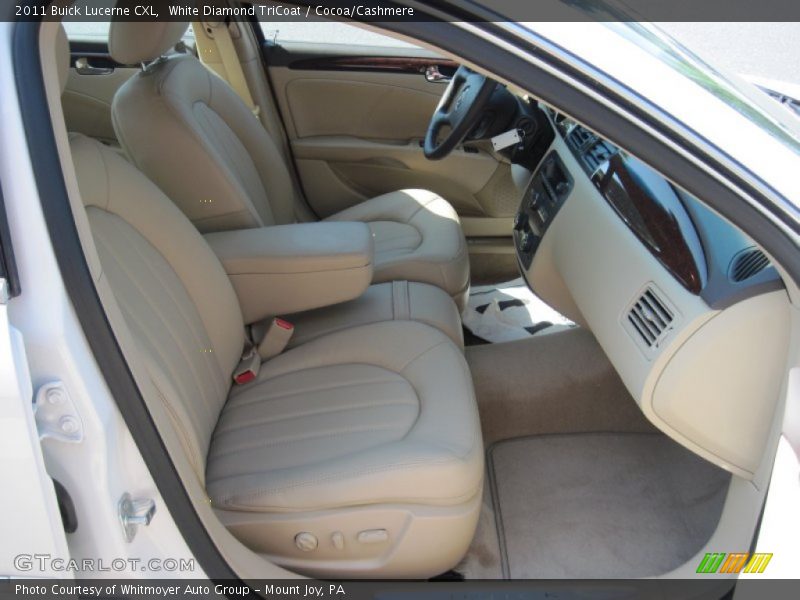 White Diamond TriCoat / Cocoa/Cashmere 2011 Buick Lucerne CXL
