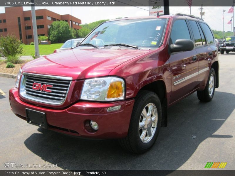 Cranberry Red Metallic / Ebony Black 2006 GMC Envoy SLE 4x4