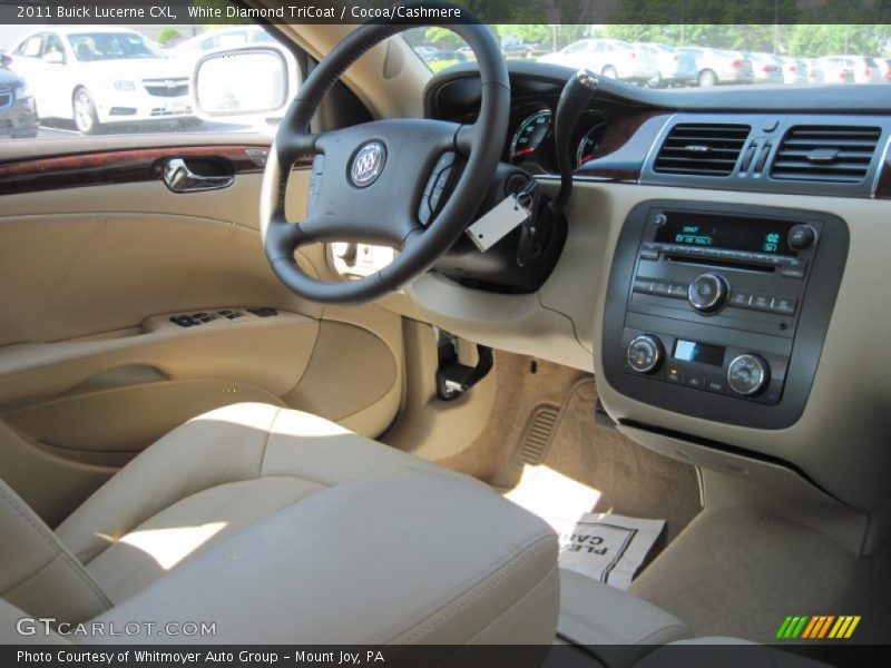White Diamond TriCoat / Cocoa/Cashmere 2011 Buick Lucerne CXL