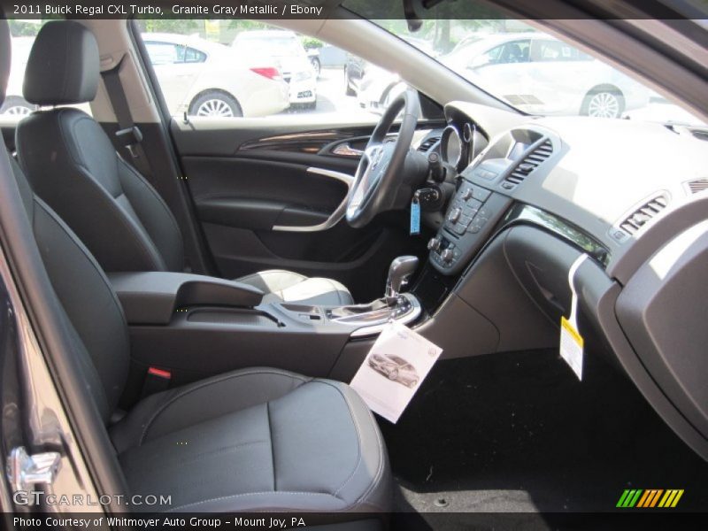Granite Gray Metallic / Ebony 2011 Buick Regal CXL Turbo