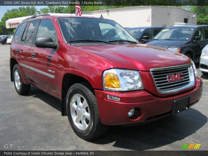 Cranberry Red Metallic / Ebony Black 2006 GMC Envoy SLE 4x4