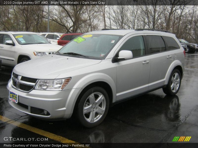 Bright Silver Metallic / Dark Slate Gray 2010 Dodge Journey SXT AWD