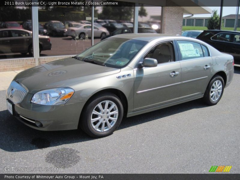 Light Bronze Metallic / Cocoa/Cashmere 2011 Buick Lucerne CX