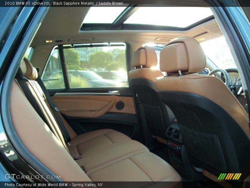 Black Sapphire Metallic / Saddle Brown 2010 BMW X5 xDrive30i