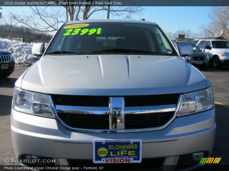 Bright Silver Metallic / Dark Slate Gray 2010 Dodge Journey SXT AWD