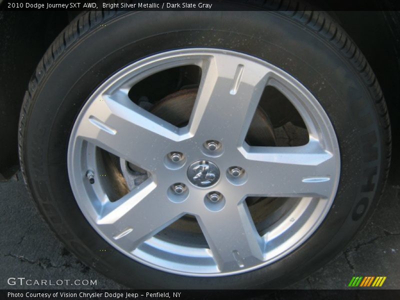 Bright Silver Metallic / Dark Slate Gray 2010 Dodge Journey SXT AWD